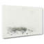 Lonely Boat Upon The Lake In Abstract - Wrapped Canvas-55311255