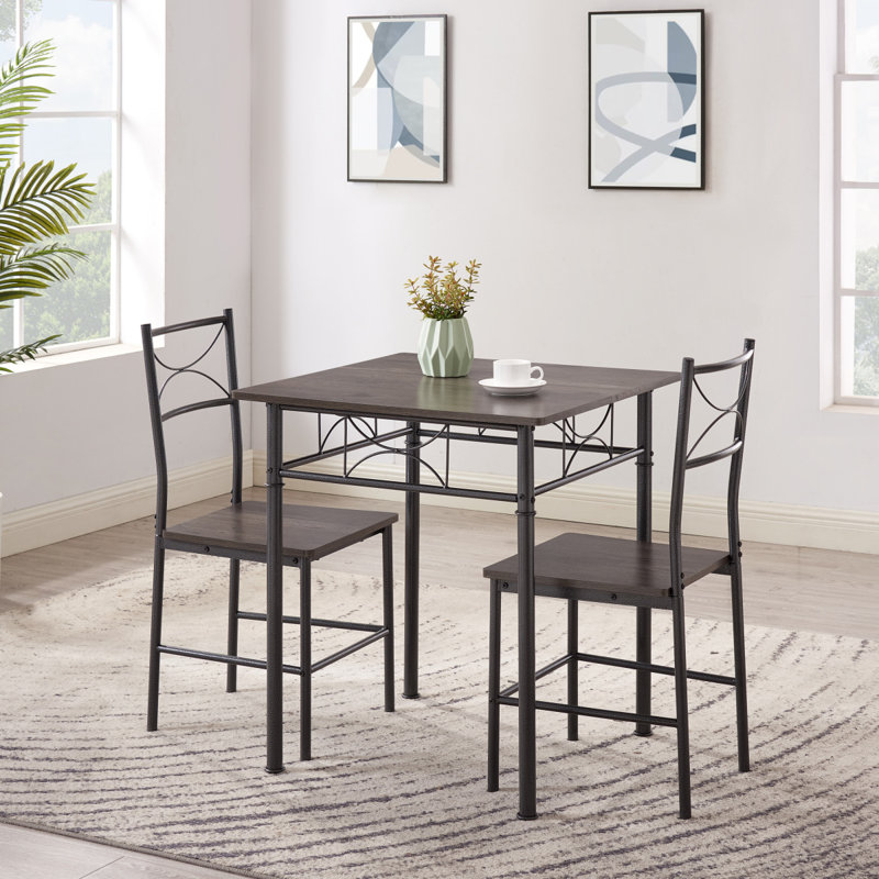 Ensemble de salle à manger 3 pièces, ensemble de salle à manger, ensemble de salle à manger, table et chaises