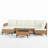 6 - Person Premium Patio Wicker Sectional Seating Group With Cushions-1270158309