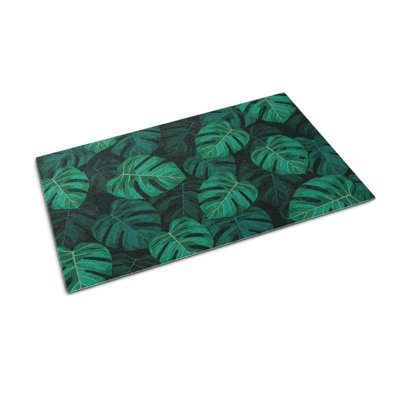 Non-Slip Floral Outdoor Doormat