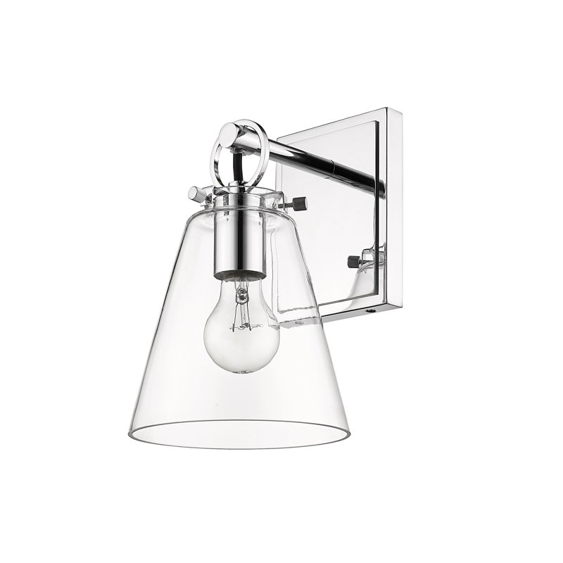 Emsworth Steel Armed Sconce, Chrome