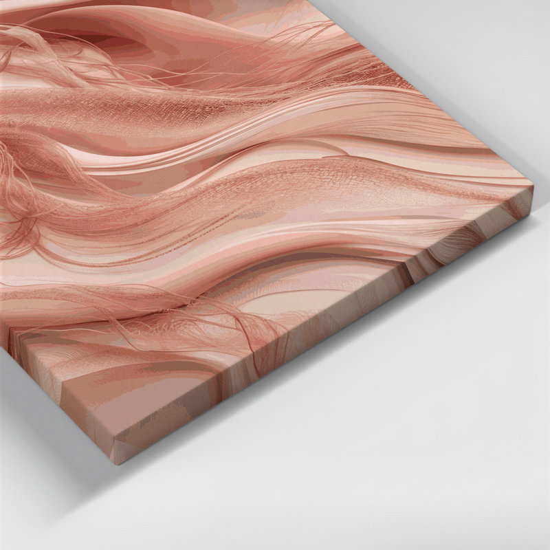 Art numérique sur toile, abstraction numérique 20, H 11 po x l 14 po