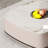 Modern light luxury square coffee table combo