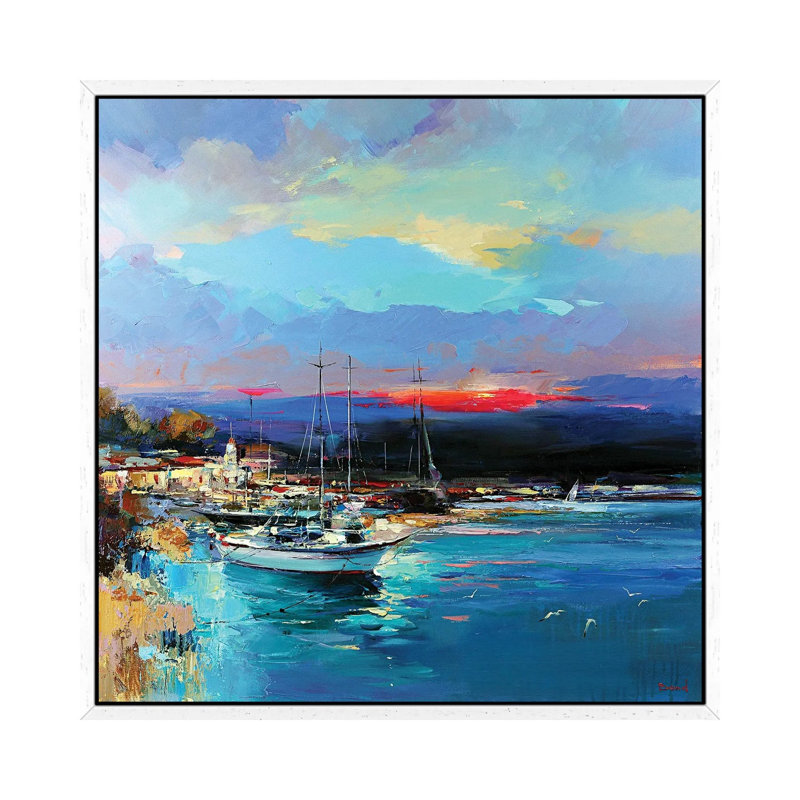 Emerald Fantasy by Tatyana Yabloed - Gallery-Wrapped Canvas Giclée on Canvas, 66.04 cm H x 66.04 cm W, White Framed