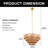 Kavik 6 - Light Stainless Steel Dimmable Drum Chandelier-1234038442-1234038443