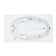 72" L X 42" W Drop In Combination Acrylic Bathtub with Reversible Drain in White