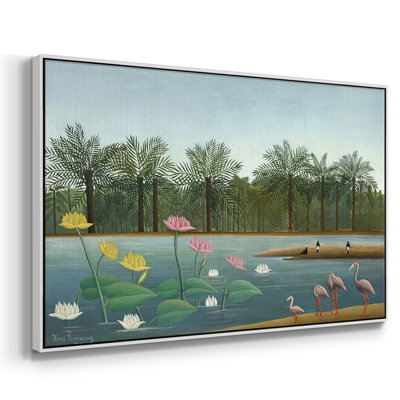 Les flamants roses, 1907 - Henri Rousseau, toile tendue avec châssis