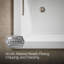 Underscore 60" x 36" Acrylic Drop-In or Undermount Soaking Bathtub with Integral Lumbar Support-952436704