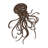 "Jellyfish" - Nautical Animals Iron Sculpture Metal Wall Art Modern Decor-94207771-94207766