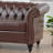 Arlen 84.65'' Faux Leather Rolled Arm Sofa,Nailheads,couch-694338710