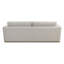 Canapé rembourré 99 "gris brume Kano