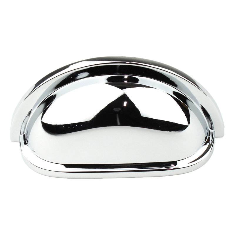 Poignée coquille 3 po Milan, Chrome poli