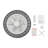 Analice 18.5 Inch Modern Creative Invisible Acrylic Ceiling Fan Light With Remote Control