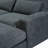 Wide Modern Large L-Shape Feather Filled Sectional Sofa, Convertible Sofa Couch with Reversible Chaise,sectional couch,sectionals-915880754