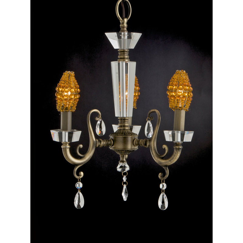 Style bougie classique/traditionnel 3 lumières lustre Nickerson