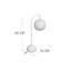 Dequilla Marble Arched Lamp