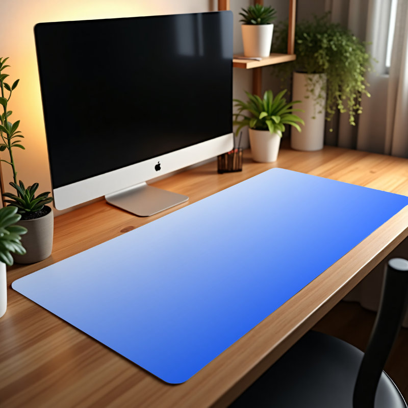 Polyester Desk Pad, 14.4x12.1