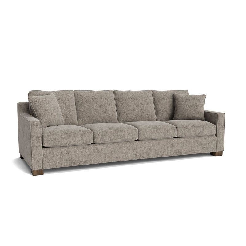 Aceyon Upholstered 102'' Sofa, Walnut, Hill Elephant