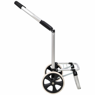 Shopping Trolley with Wheels,Trolley Black Foldable Shopping Cart,Removable Shopping Oxford Waterproof Bag,Black