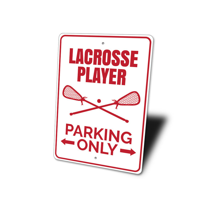Enseigne de jeu Lacrosse, H 10 po x l 14 po x P 0,04 po
