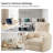 Power Recliner Glider Chair with USB & Type-C Ports, Upholstered Swivel Rocker Recliner for Living Room-1986978122