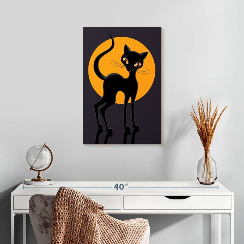 Cat And Moon