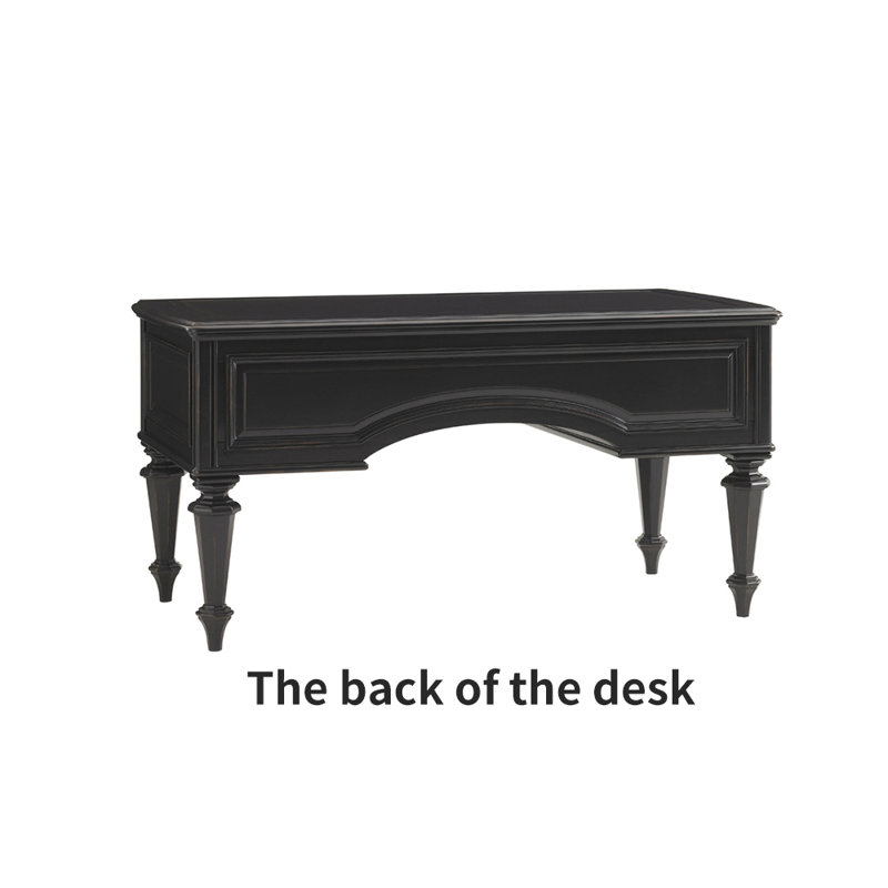 Bureau robuste de style américain, Noir