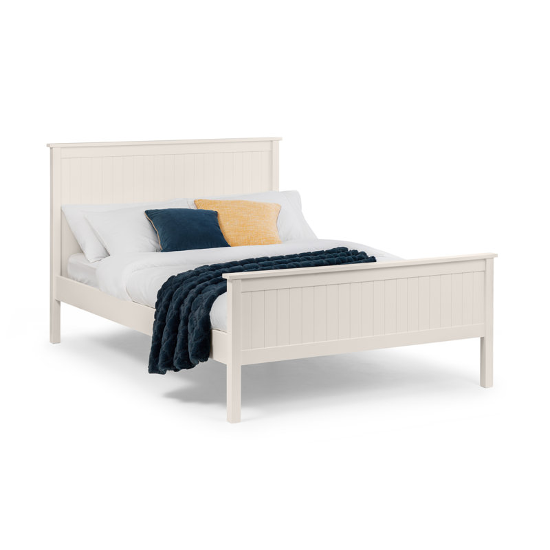 Jarin Bed, Kingsize (5'), Surf White, Deluxe Mattress