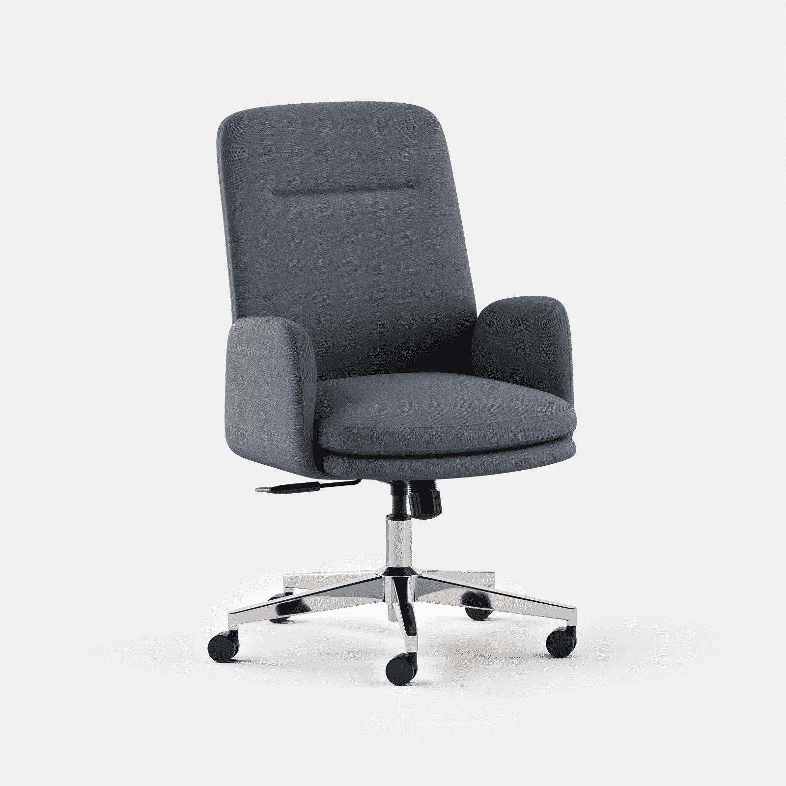 Softside Chair - Midback - Fabric, Overcast, 40.5"