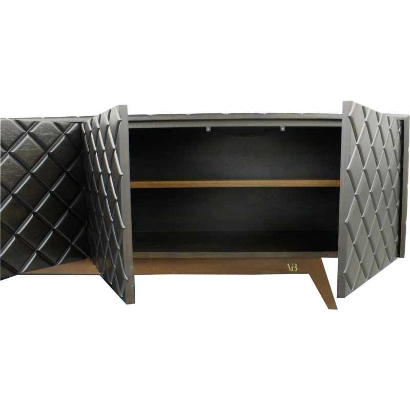 Sideboard 81'' Solid Wood Sideboard