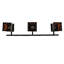 Luminaire à cloison d'extérieur 3 lumières