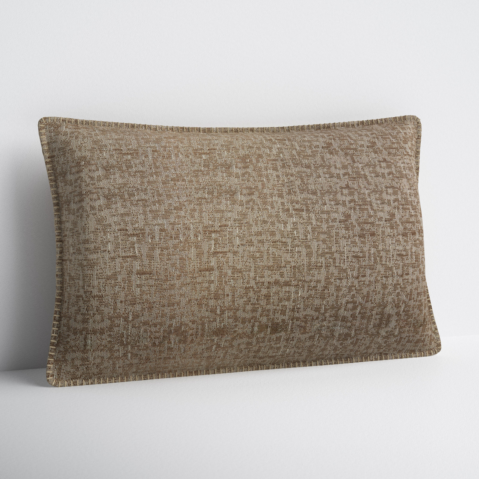 Felisa Lumbar Throw Pillow, Gray, Down Blend