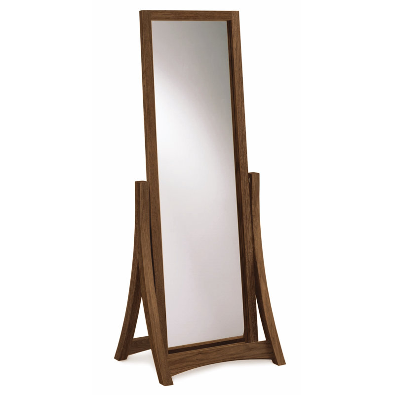 Miroir psyché de plancher berkeley, Noyer naturel