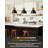 Deryl 3 - Light Brushed Brass LED Single Pendant