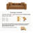 Lavance 89.4" W Tufted Bouclé Sofa-1460960793