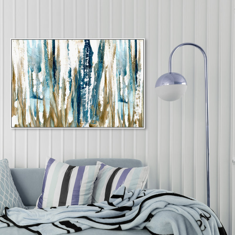 «Abstract Faith», reproduction d'art sur toile, Cadre blanc, H 16 po x l 24 po x P 1,5 po