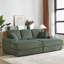 CanapÃ©-lit de 84 po en 4 piÃ¨ces avec 2 coussins dÃ©coratifs et 2 poufs avec rangement-1662419305
