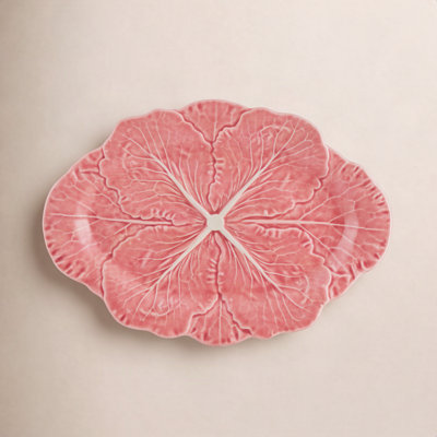 Cabbage Small Pink Platter