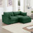 Chenille Sectional Sofa Couch-2109892340