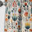 Scandinavian Yellow And White Collage II - Floral Curtain - Blackout Curtain - 1 Panels-107546856