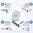 Circular Touchless Bathroom Faucet with Pop-Up Drain — Plug-In or Battery Powered-128910431
