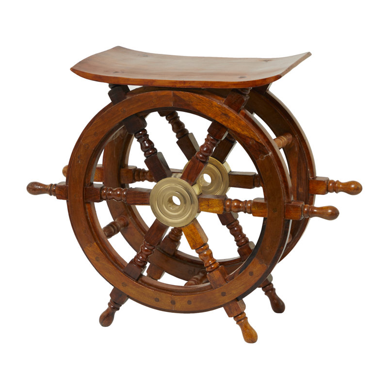 Solid Wood Top End Table