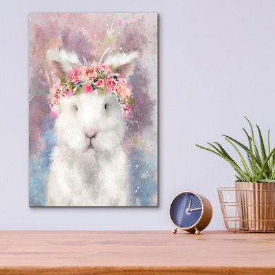 "Flower Crown Bunny Rabbit" par Furbaby Affiliates