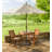 Eucalyptus Folding Bistro Chairs, Set of 2