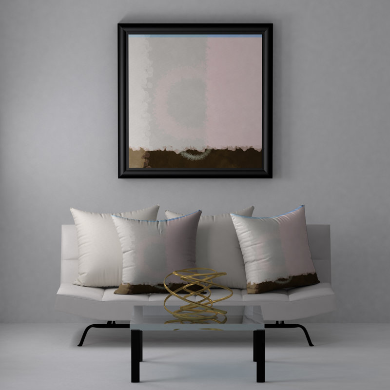 Reversible Throw Pillow, 18" x 18"