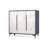 Gray + White Aluminium Shoe Storage