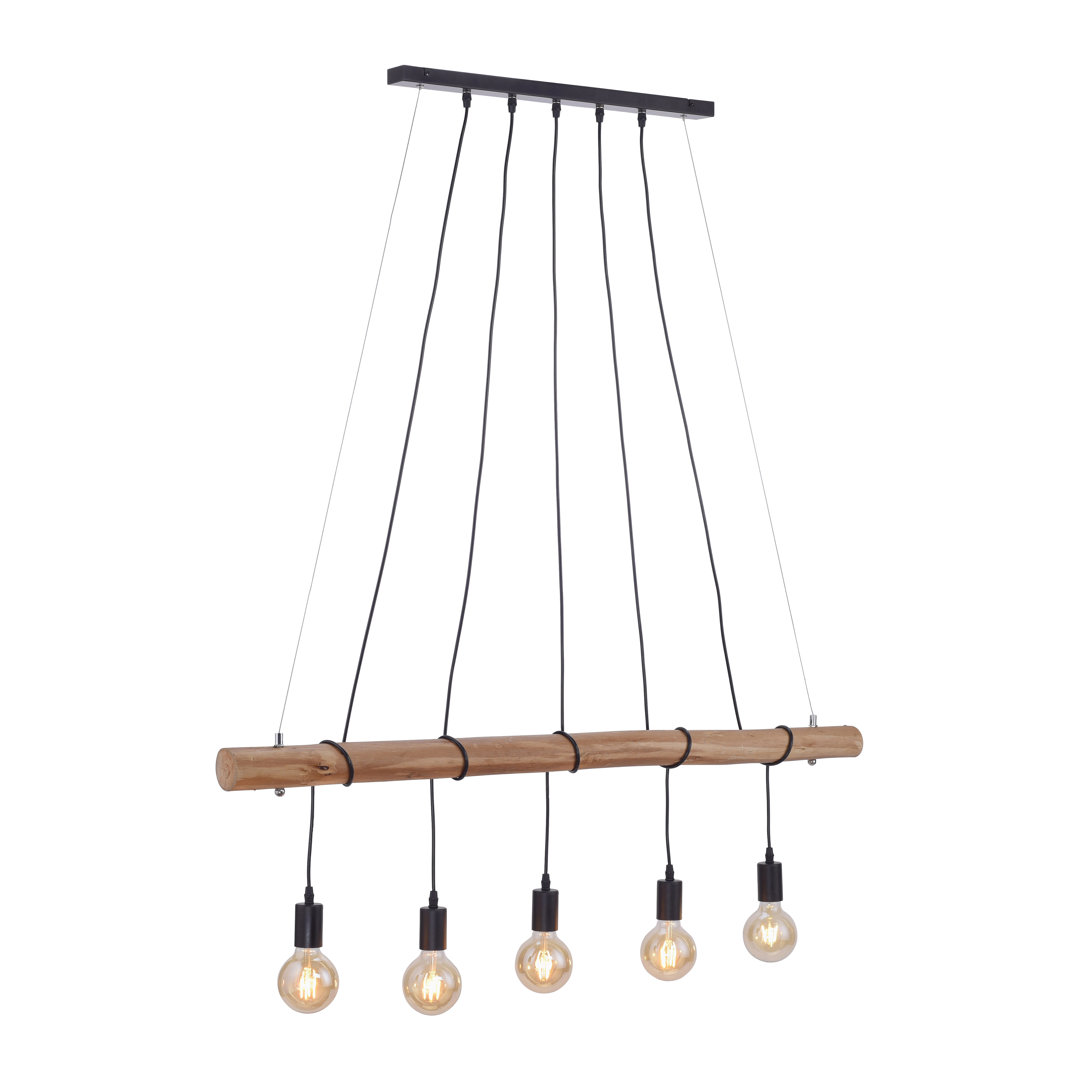 Khan 5 - Light Black Kitchen Island Pendant