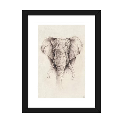 «Elephant II» par Mike Koubou - impression d'art graphique