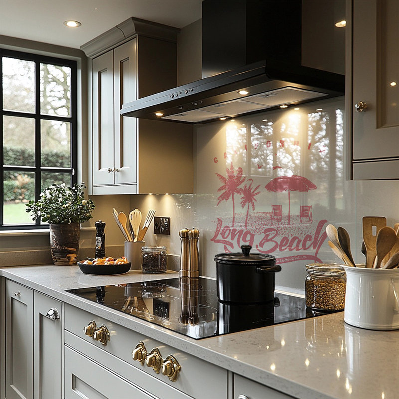 60cm W Glass Peel and Stick, 50cm L x 60cm W