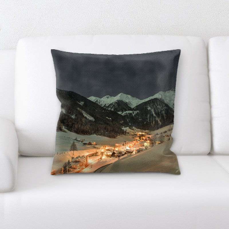 Microsuede Reversible Throw Pillow